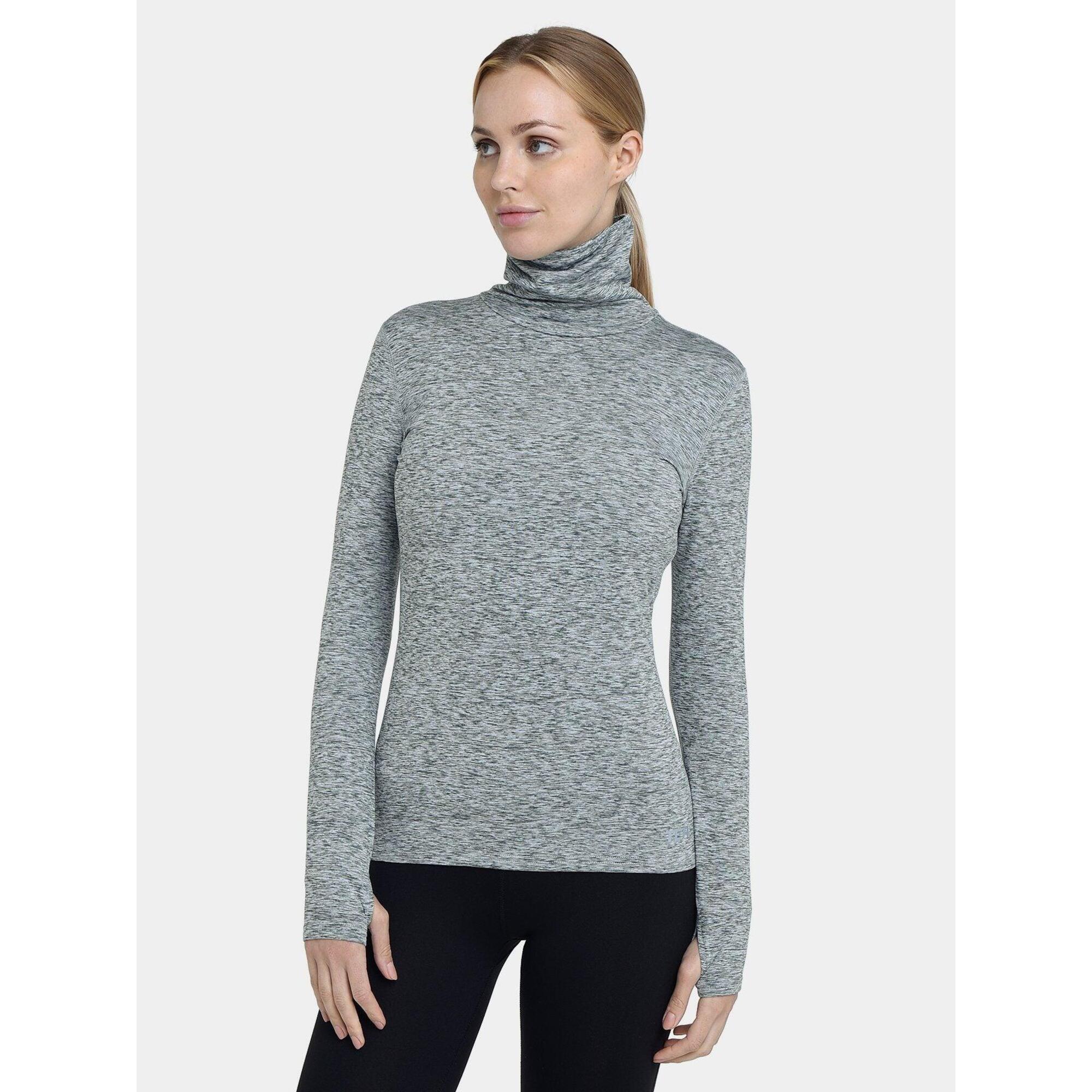 Camiseta cuello alto mujer decathlon sales